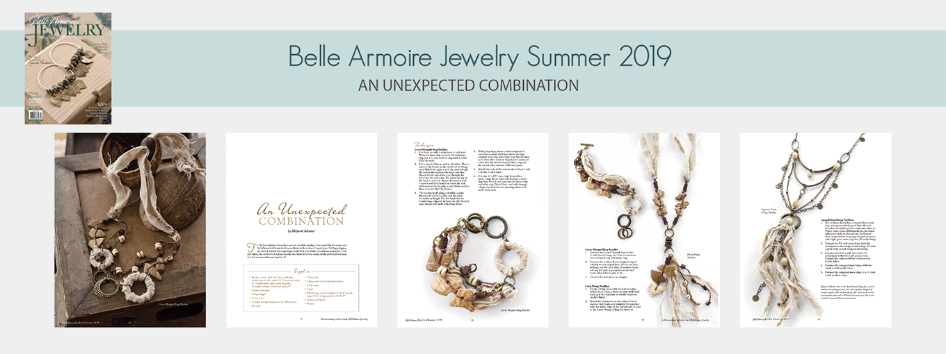 Coconut & Hemp fabric earthy jewelry - Belle Armoire Jewelry Summer 2019