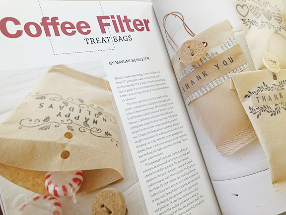 Coffee Filter Treat Bags - Green Craft Magazine 1