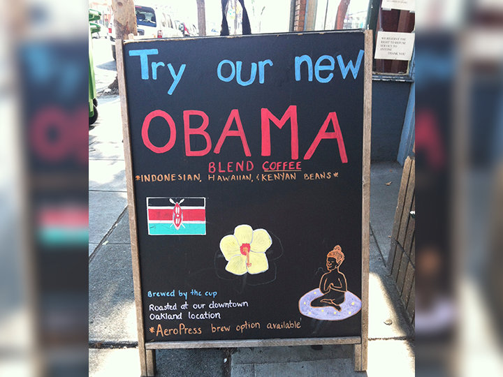Funny Photo - Obama Blend Coffee